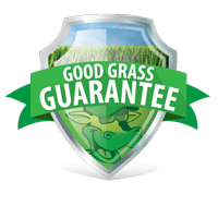Good Grass Guarantee Shield for aeration and seeding logo