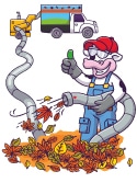 Leaf removal vacuum Bester icon